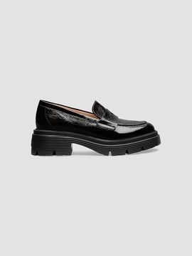 Stuart Weitzman Women's Hudson Lite Patent Leather Penny Loafers