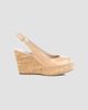 Stuart Weitzman Women's Jean Cork Wedge Slingback Sandals - 1