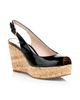 Stuart Weitzman Women's Jean Cork Wedge Slingback Sandals - 2