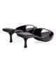 Stuart Weitzman Women's Lexington 50MM Patent Leather Mule Sandals - 3