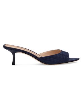 Stuart Weitzman Women's Lexington 50MM Patterned Mules
