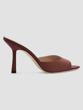 Stuart Weitzman Women's Lexington 85MM Suede Stiletto Mules