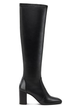 Stuart Weitzman Women's Lucie 75MM Leather Boots