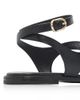Stuart Weitzman Women's Marley Wrap-Around Leather Thong Sandals - 3