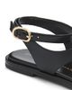 Stuart Weitzman Women's Marley Wrap-Around Leather Thong Sandals - 5