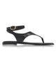 Stuart Weitzman Women's Marley Wrap-Around Leather Thong Sandals - 7
