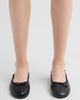 Stuart Weitzman Women's Nia Ruched Leather Ballet Flats - 2