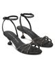 Stuart Weitzman Women's Nudistini 50MM Embellished-Leather Sandals - 3