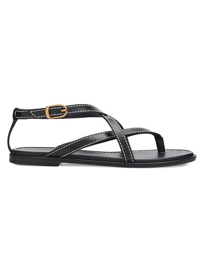 Stuart Weitzman Women's Park Leather Sandals