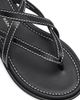 Stuart Weitzman Women's Park Leather Sandals - 6