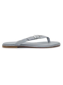 Stuart Weitzman Women's Park Suede Thong Sandals