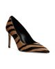 Stuart Weitzman Women's Power 85MM Zebra-Print Calf Hair Pumps - 2