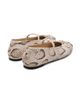 Stuart Weitzman Women's Prima Snake-Embossed Leather Mary Jane Flats - 3