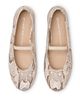 Stuart Weitzman Women's Prima Snake-Embossed Leather Mary Jane Flats - 4