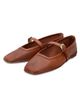 Stuart Weitzman Women's Sai Leather Ballet Flats - 2