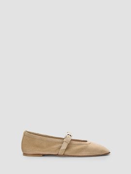 Stuart Weitzman Women's Sai Suede Ballet Flats