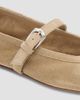 Stuart Weitzman Women's Sai Suede Ballet Flats - 5