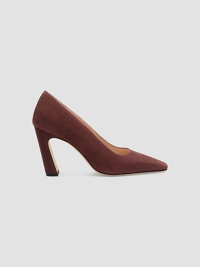 Stuart Weitzman Women's Stassi 85MM Suede Pumps
