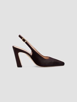 Stuart Weitzman Women's Stassi 85MM Suede Slingback Pumps