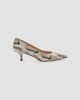 Stuart Weitzman Women's Stuart Power 50MM Snake-Embossed Leather Pumps - 1