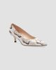 Stuart Weitzman Women's Stuart Power 50MM Snake-Embossed Leather Pumps - 2