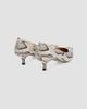 Stuart Weitzman Women's Stuart Power 50MM Snake-Embossed Leather Pumps - 3