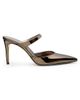 Stuart Weitzman Women's Stuart Power 85MM Patent Leather Mules - 1
