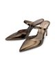 Stuart Weitzman Women's Stuart Power 85MM Patent Leather Mules - 2