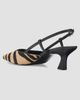 Stuart Weitzman Women's Vinnie 50MM Calf Hair Slingback Pumps - 3