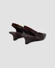 Stuart Weitzman Women's Vinnie 50MM Croc-Embossed Patent Leather Slingback Pumps - 3