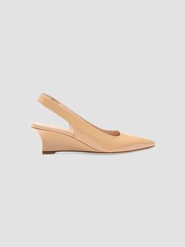 Stuart Weitzman Women's Vinnie 50MM Patent Leather Slingback Pumps