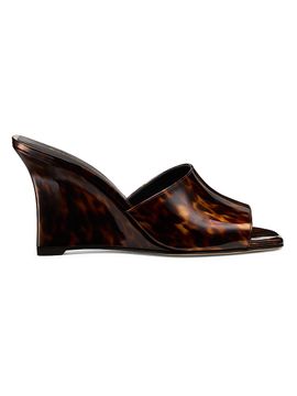 Stuart Weitzman Women's Vinnie 85MM Wedge Mules