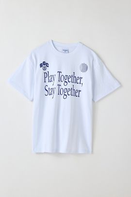 Students Golf Students Golf Play Together Stay Together Graphic Tee in White, Men's at Urban Outfitters