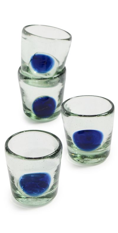 Studio Conchita Studio Conchita Glass Chiquito Set of 4 Cobalto One