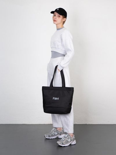 Studio Flakt Saturn Large Tote Bag (Black, Khaki)