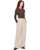 Studio Nicholson Studio Nicholson Beige Belted Round Trousers - 4