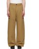 Studio Nicholson Studio Nicholson Beige Minard Trousers - 1