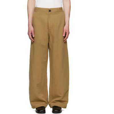 Studio Nicholson Studio Nicholson Beige Minard Trousers