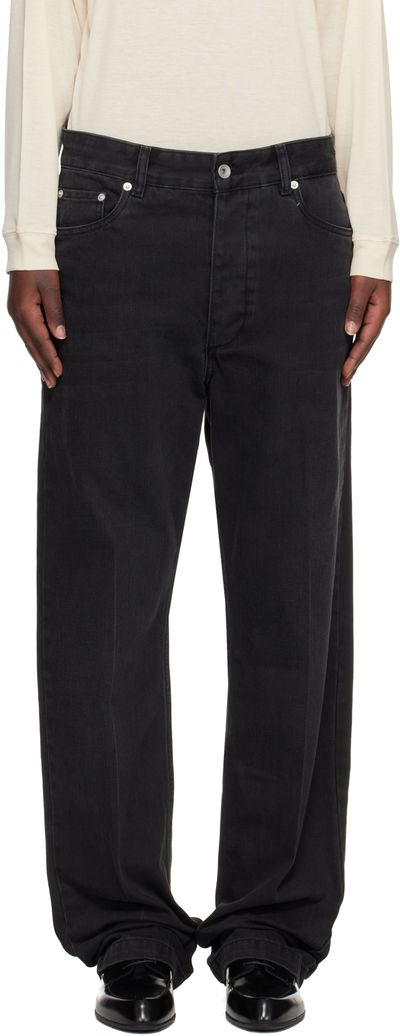 Studio Nicholson Studio Nicholson Black Barra Jeans