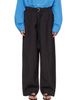Studio Nicholson Studio Nicholson Black Calvo Belted Trousers - 1