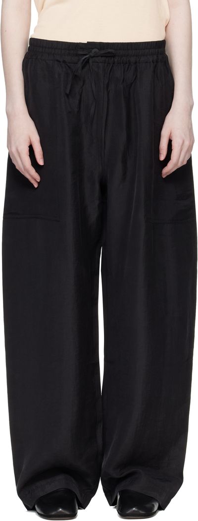 Studio Nicholson Studio Nicholson Black Capel Twill Trousers