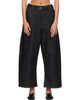 Studio Nicholson Studio Nicholson Black Chalco Wide Leg Jeans - 1