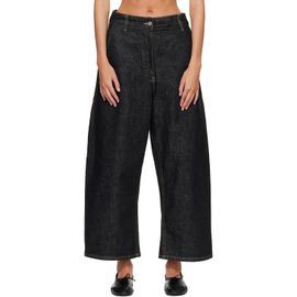Studio Nicholson Studio Nicholson Black Chalco Wide Leg Jeans