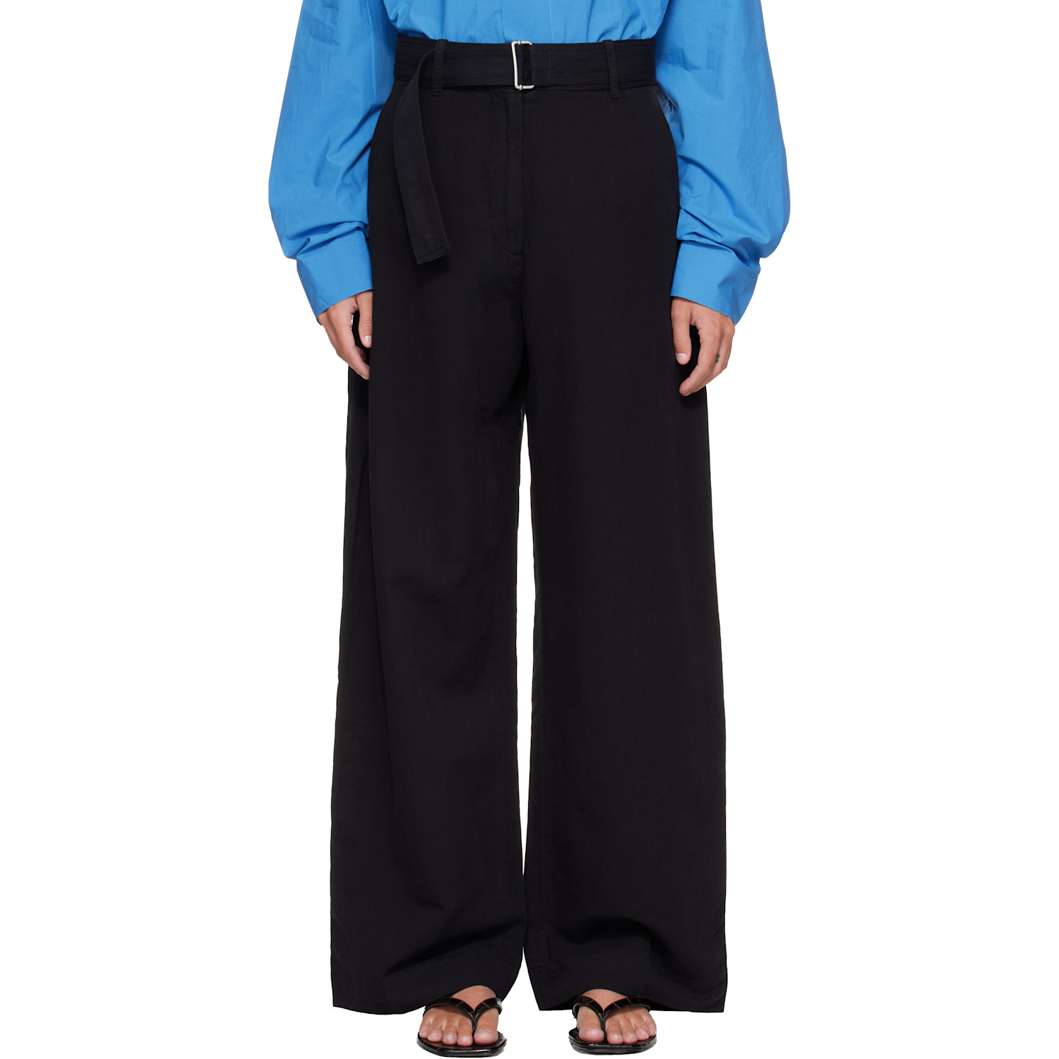 NULLUS - Gray Interweaved Sweatpants