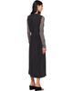 Studio Nicholson Studio Nicholson Black Delph Midi Dress - 3