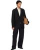 Studio Nicholson Studio Nicholson Black Denison Linen Blazer - 4
