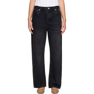 Studio Nicholson Studio Nicholson Black Denjo Straight Leg Jeans