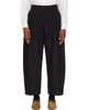 Studio Nicholson Studio Nicholson Black Ellis Trousers - 1