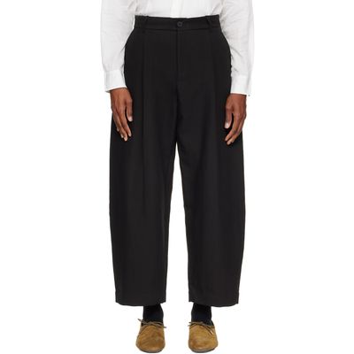 Studio Nicholson Studio Nicholson Black Ellis Trousers