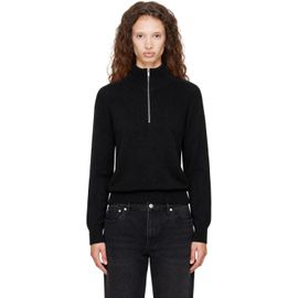 Studio Nicholson Studio Nicholson Black Maren Knit Polo
